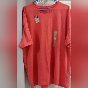 Coral pink short sleeve shirt